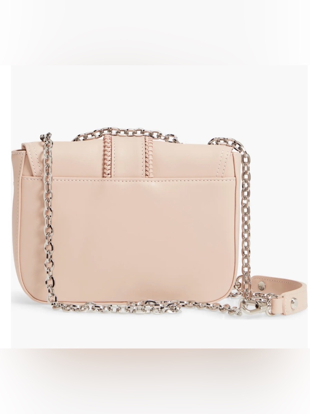 Longchamp Amazone Small Leather Crossbody Bag - Powder Pink - Picture 2 of 15